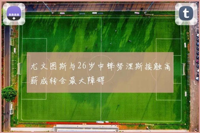 尤文图斯与26岁中锋努涅斯接触高薪成转会最大障碍